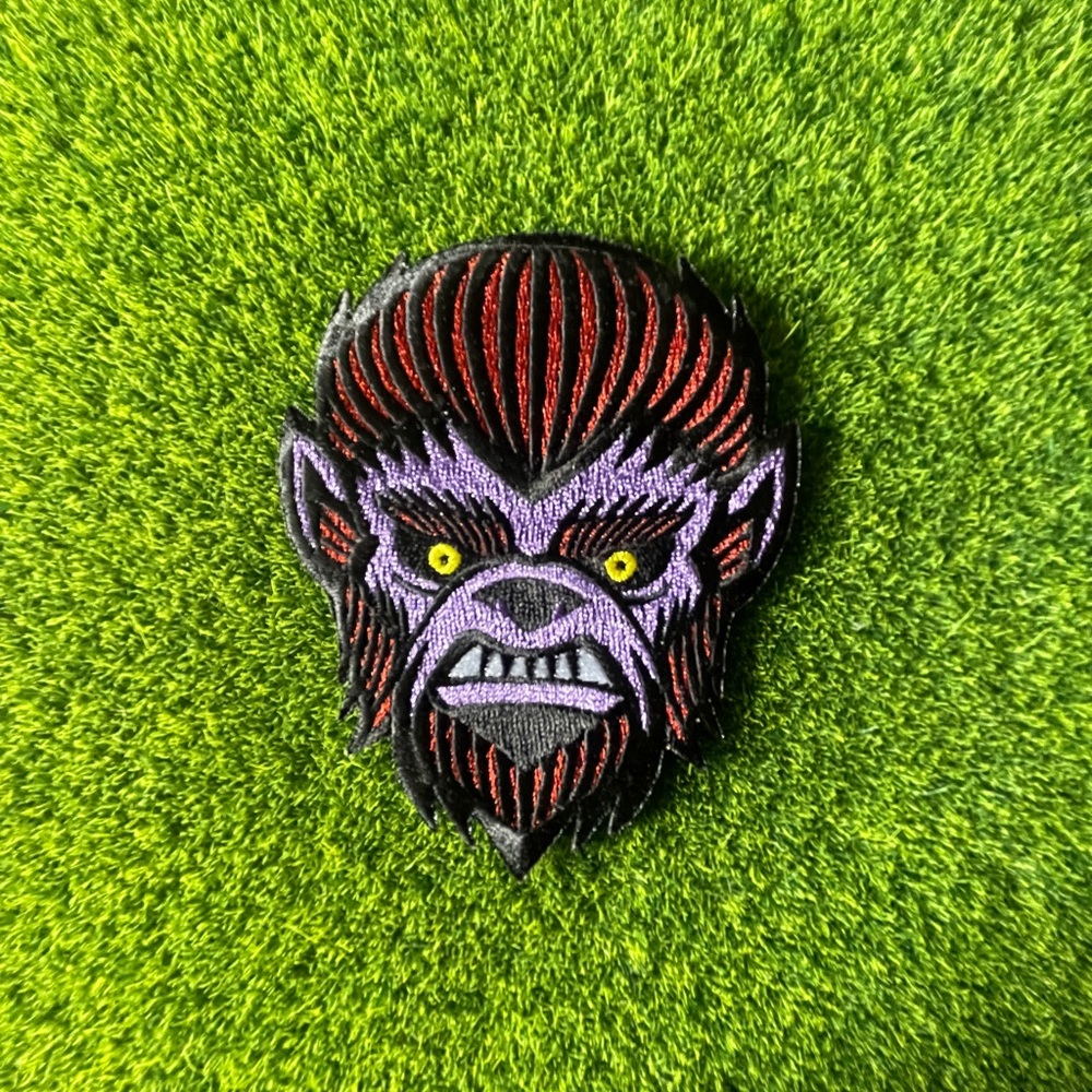 Werewolf Embroidered Iron On Patch